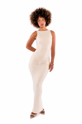 AMÉLIE Maxi Dress in Vanilla Cream